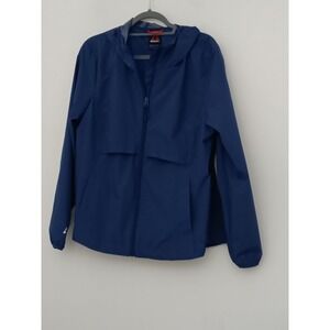 Gerry Jacket Women's Blue XL Zip Up Pockets Lightweight Hooded Pre-owned